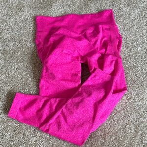BuffBunny Miracle Seamleas Vibrant Pink Leggings L